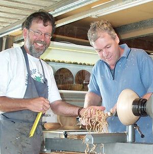 one on one wood turning and carving tuition